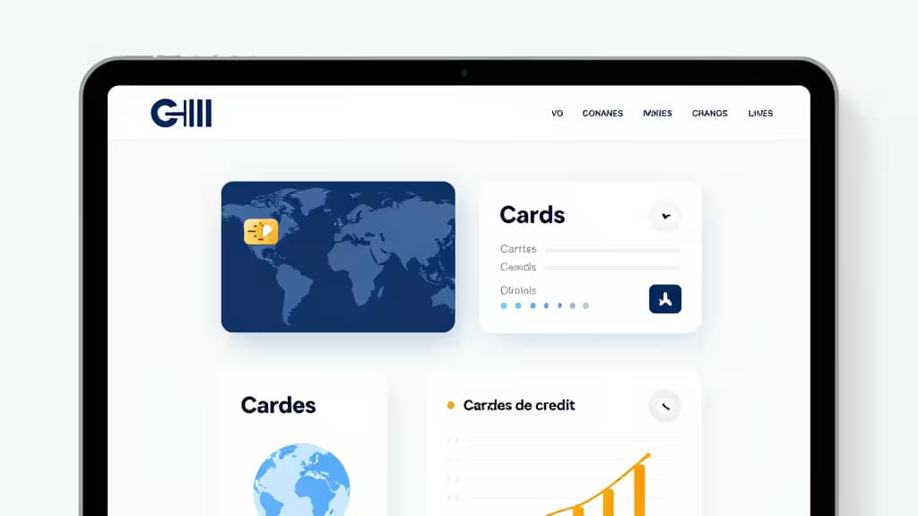Laptop displays multi-currency dashboard with world map, cards, and growth chart for e-commerce sellers.
