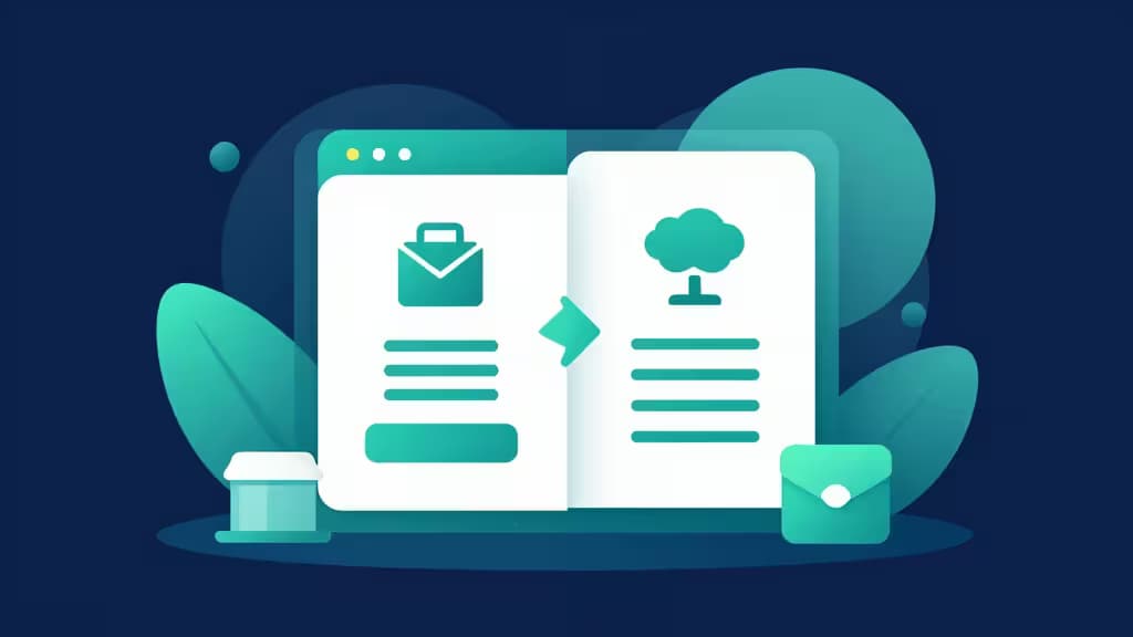 Teal gradient checkout interface displays split payment icons, symbolizing BNPL services for small businesses.