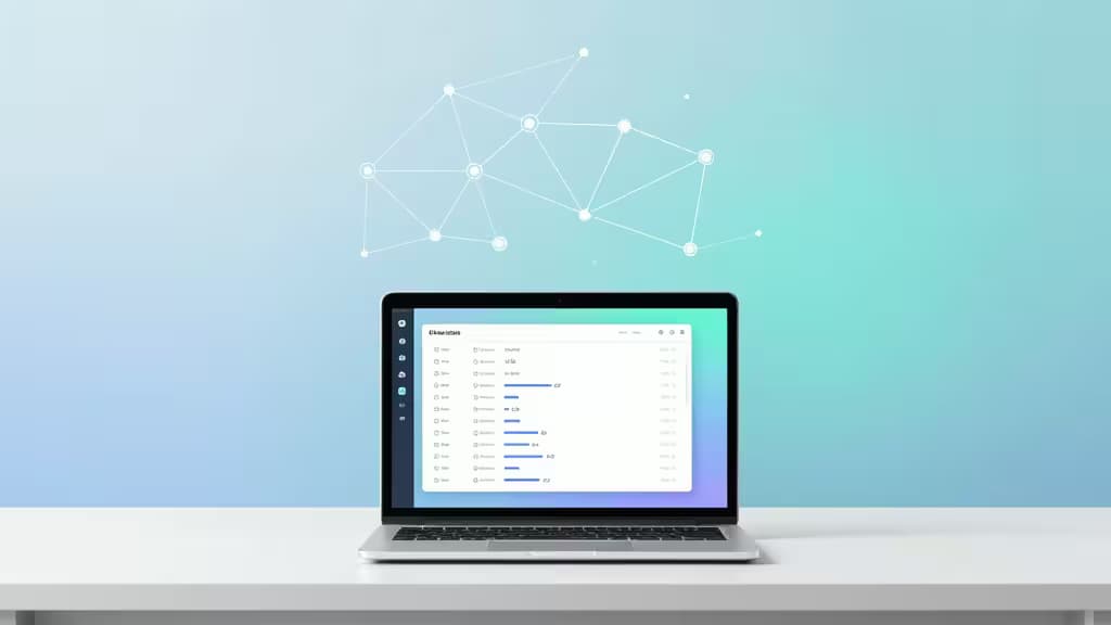 Laptop displays API testing dashboard with mock server interface, illustrating affordable developer tools for efficient API mocking workflows.